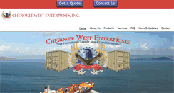Desktop Screenshot of cherokeewest.net